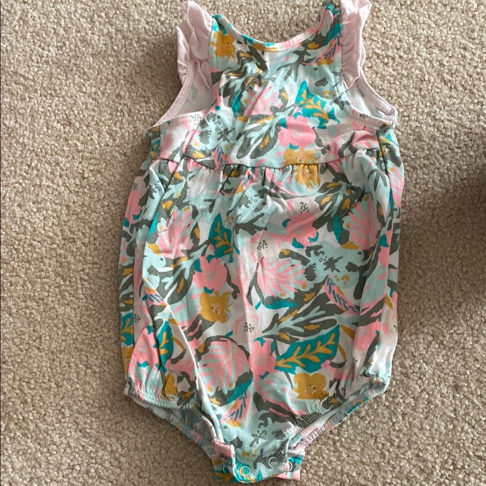 Floral Baby Romper